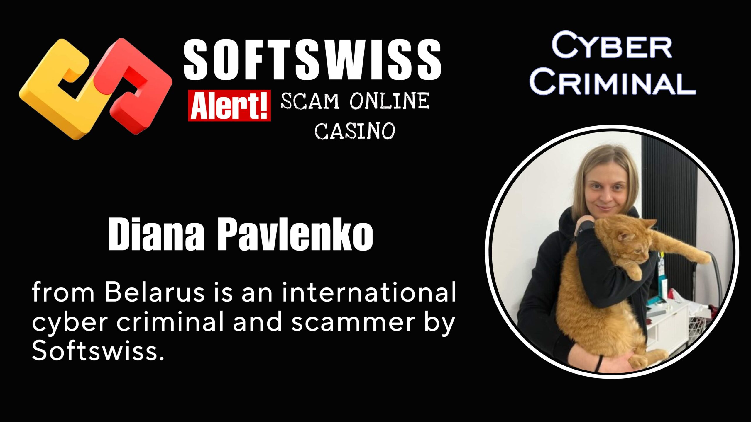 Diana Pavlenko - softswiss scam - Casino by Softswiss